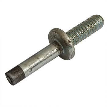 Arc Collar Stud 215 x 1" with 1/4-20 x 3/4" Thread Zinc Plated
