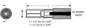 Arc Chuck for Stud Welding Schematic with Dimensions