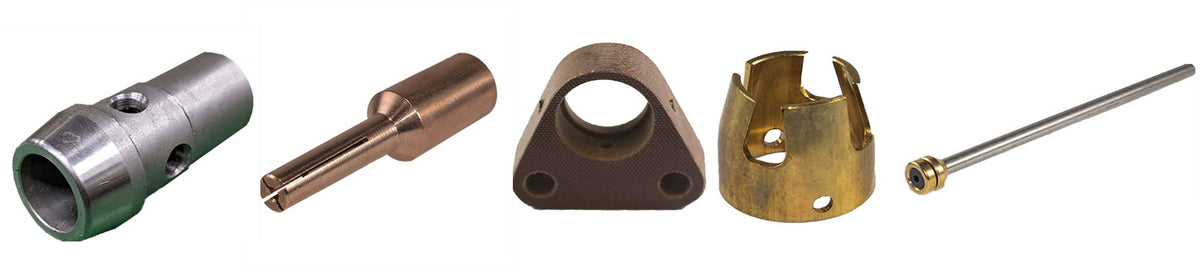 Accessories needed for welding arc studs with Nelson NS40 gun
