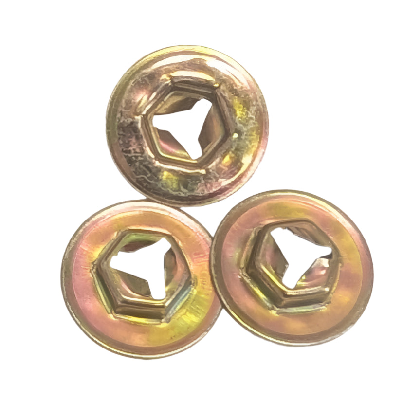 .159 Push-Nut Open Zinc Plated