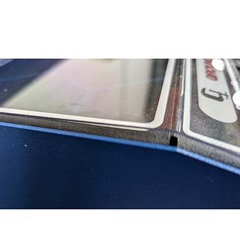 Clear screen protector for Truweld TWi Series CD welders, shown installed on the device's display for protection.