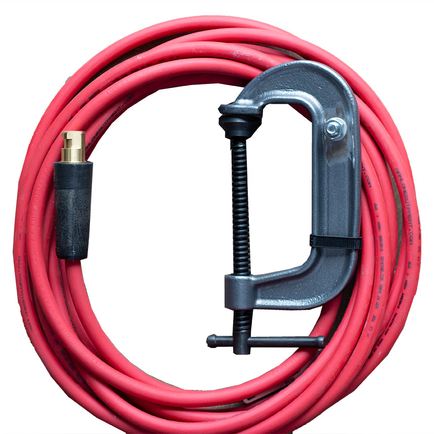 Ground cable with light-duty Camlok connector for CD Stud Welders