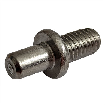 Arc Collar Stud .331 x 2-1/8&quot; with 3/8-16 x 3/4&quot; Thread Stainless Steel