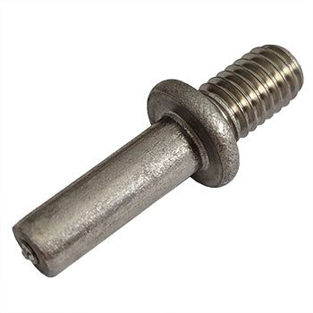 Arc Collar Stud M11 x 16 with M12 x 19 Thread Nickel Plated