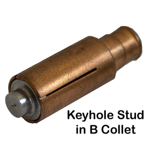 Keyhole Stud in B Collet