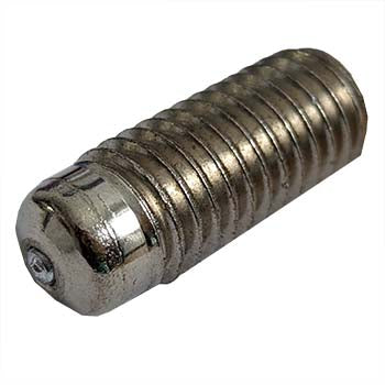 M12 Arc Stud Full Thread Nickel Plated