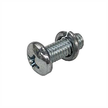 Proweld 016-876 Pan Head Screw 10-32 x 1/2&quot; with #10 Lock Washer