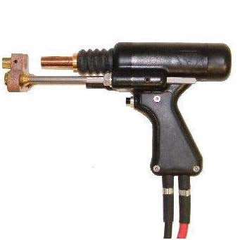 Truweld TW4300 complete stud welding system with pistol grip, designed for 1/2" diameter studs, featuring a black body and copper tip.