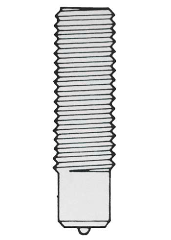 Drawn Arc Partial Thread or Pitch Thread Stud