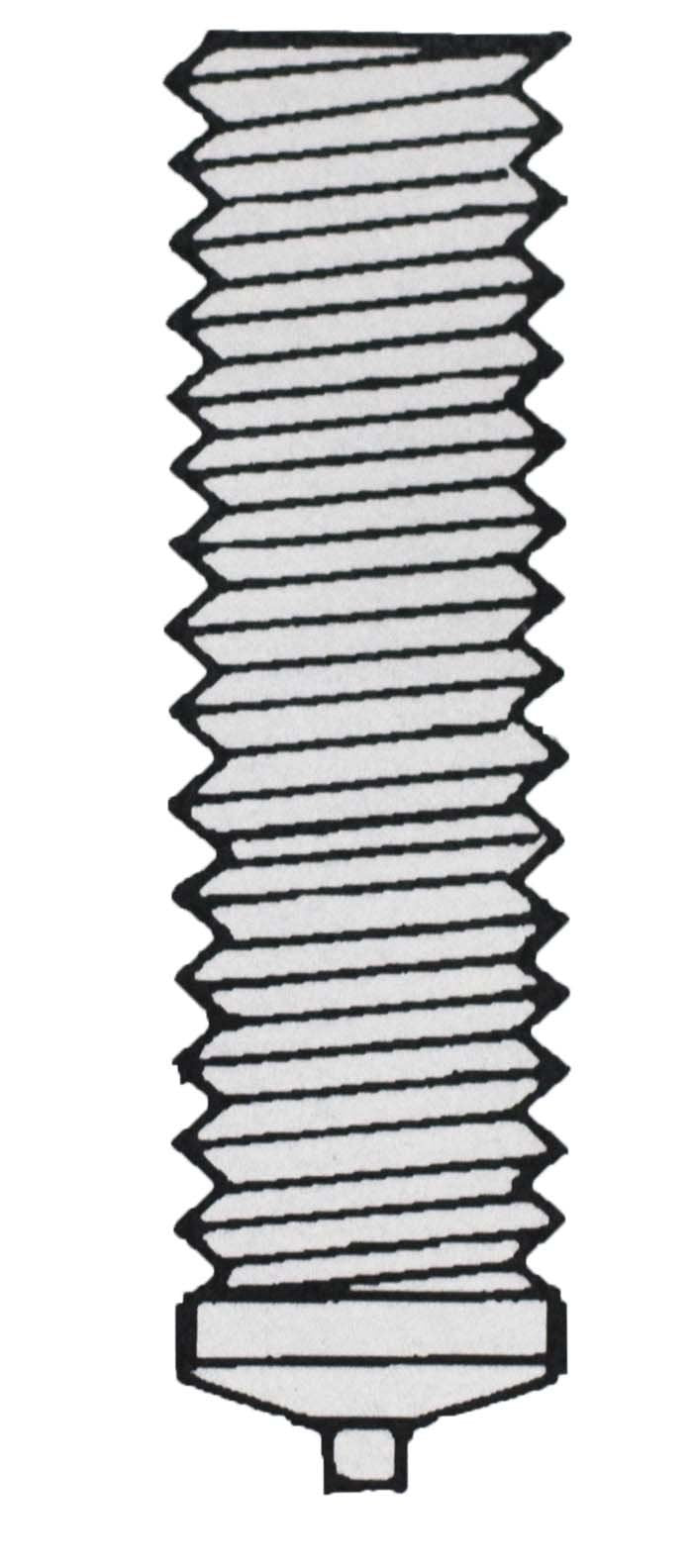 M3 CD Weld Stud, Non Flanged, Mild Steel